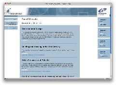 Screenshot of document listing
